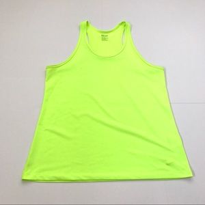Nike Neon Yellow Active Tank Top