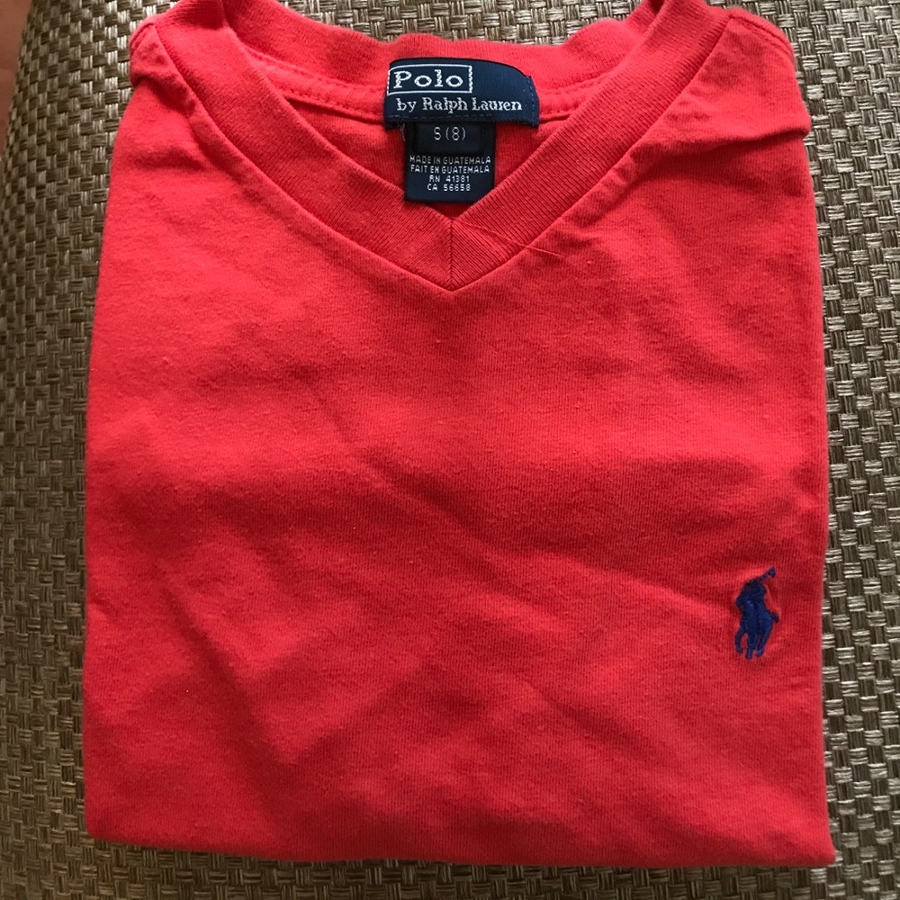 Boys V-neck Polo T-shirt