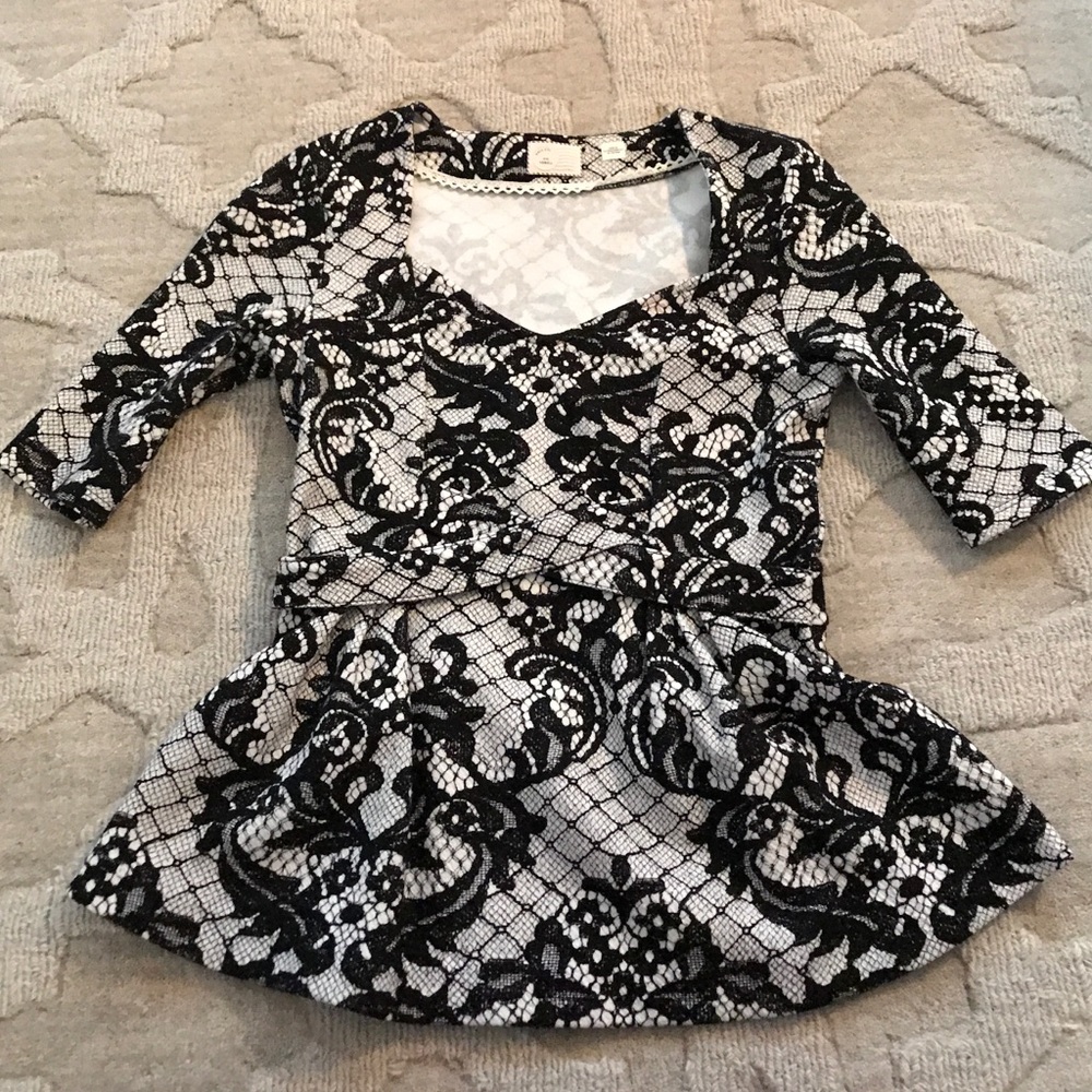 Anthropologie peplum top