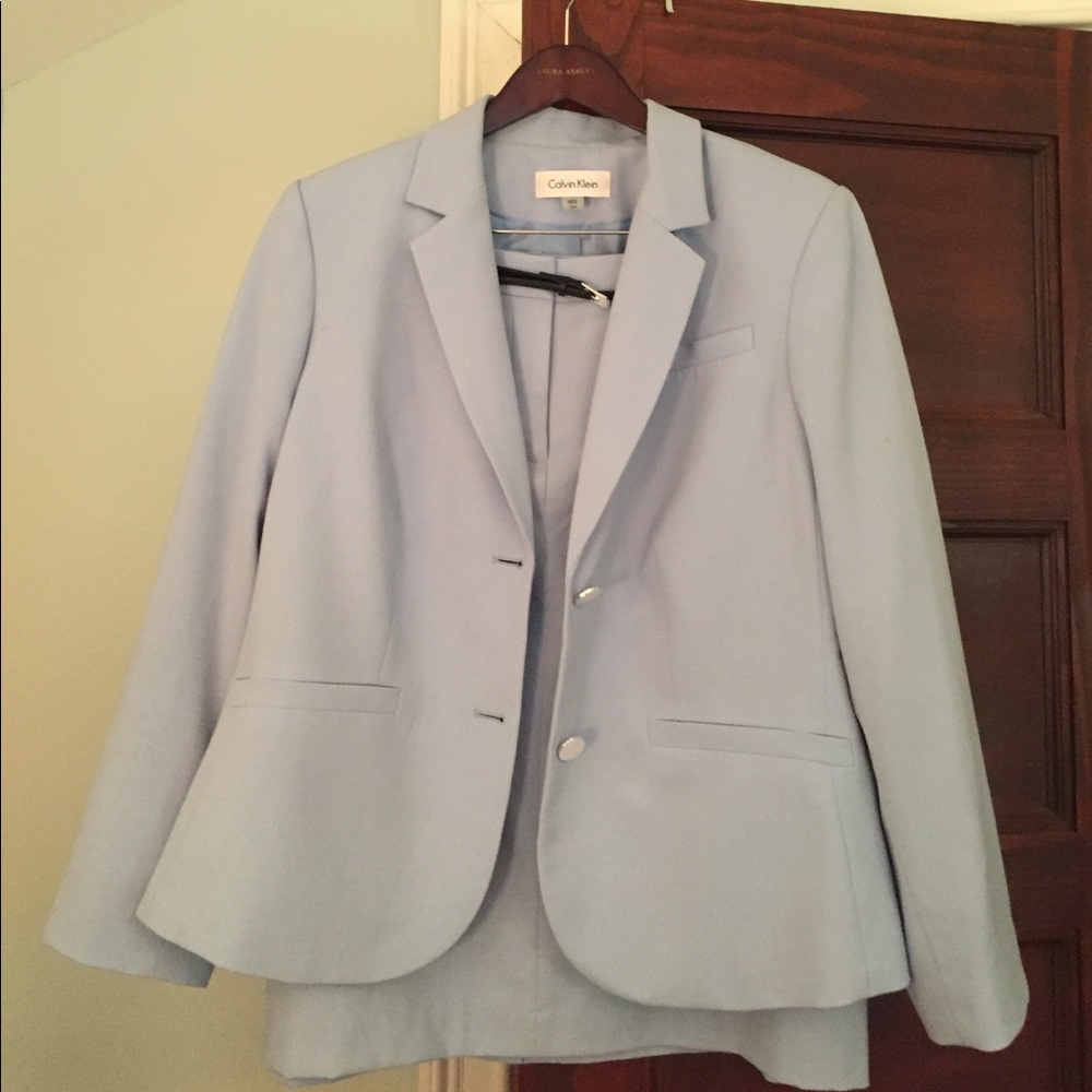 2 piece Calvin Klein skirt suit