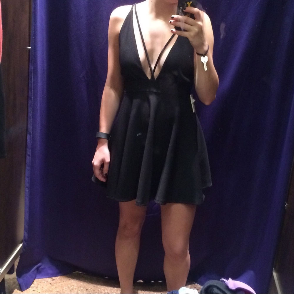 Black fit and Flare dress