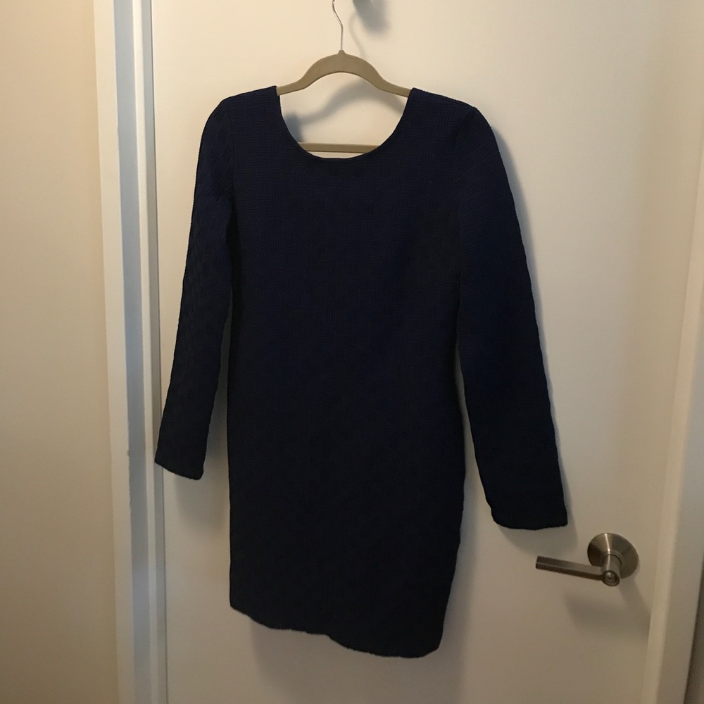 Navy blue Topshop mini dress