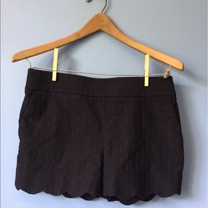 Black patterned LOFT shorts