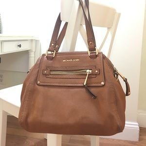 Michael Kors brown leather bag