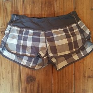Lululemon plaid shorts