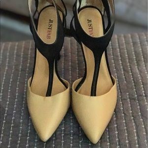 JustFab Strappy pumps