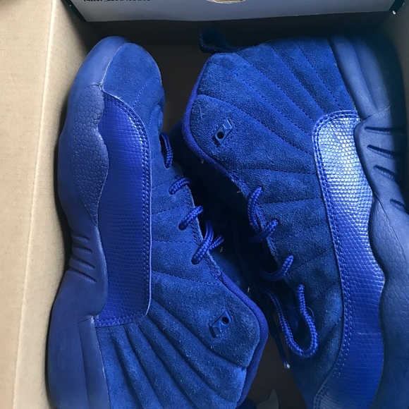 Jordan Other - Jordan 12's blue suede worn once! 2/2y