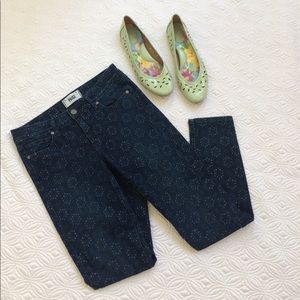 Paige Patterned Skinny Jeans