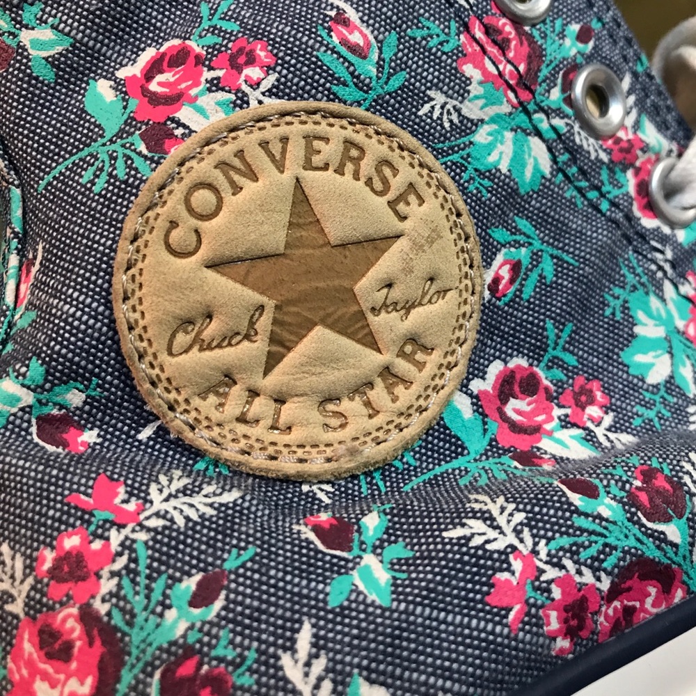 Floral Chuck Taylor Converse Sneakers