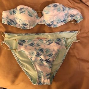 strapless Victoria's Secret bathing suit