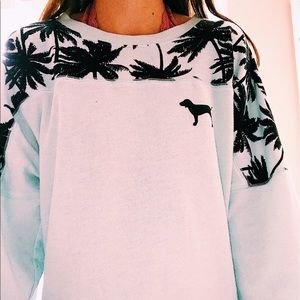 Pink brand varsity jersey