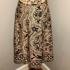 KASPER Skirt 26" Length Lined w/Side Zipper Sz 12