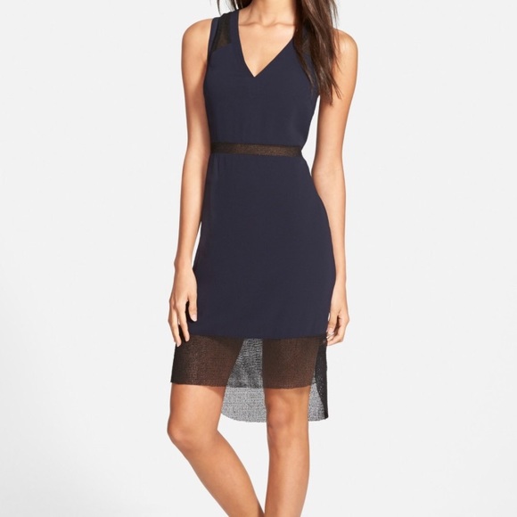 ASTR Mesh Panel Body-con Dress - Picture 1 of 7