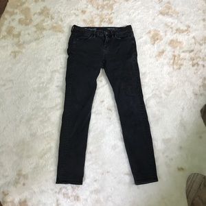 Madewell Black Skinny Ankle Jeans Size 27