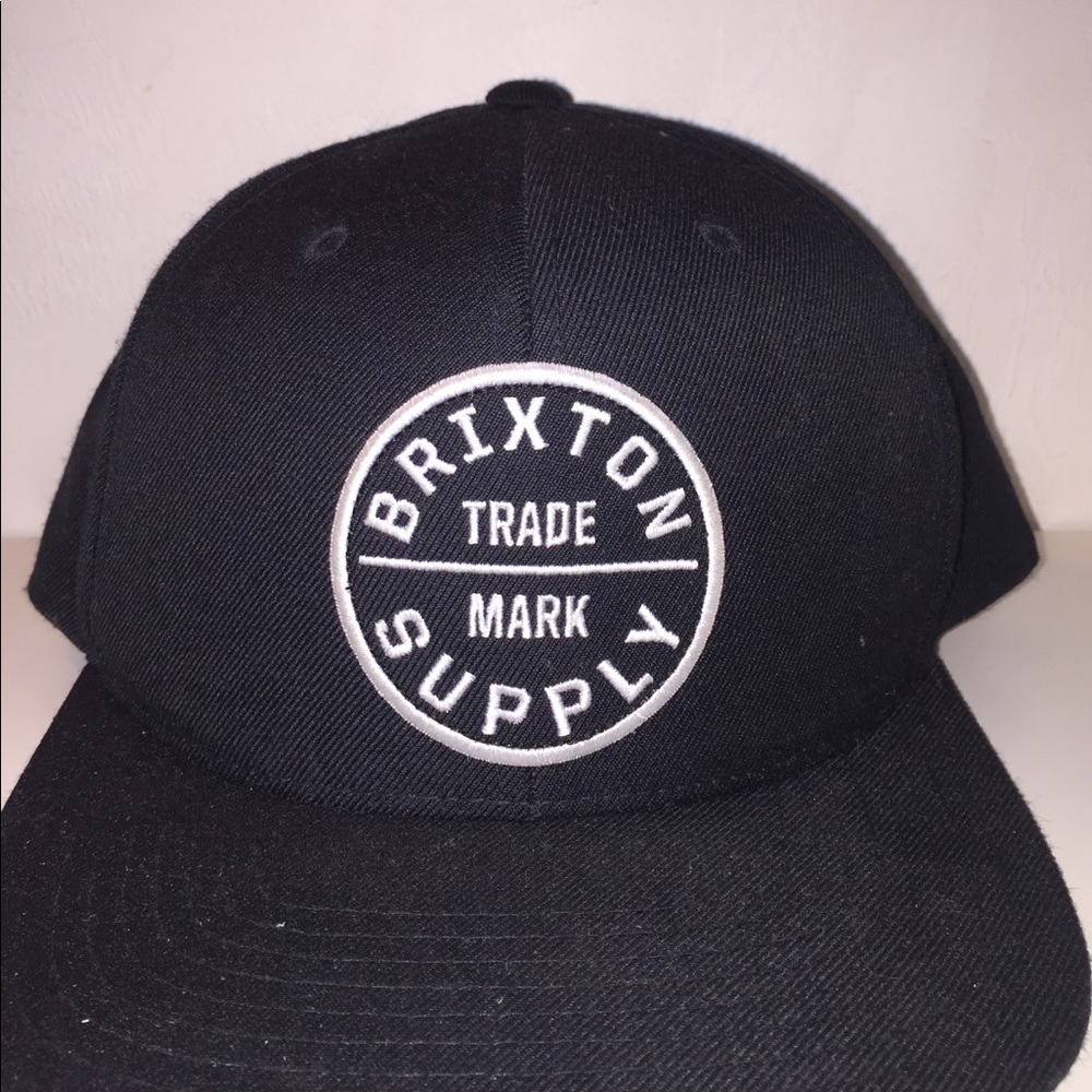 Brixton Supply Co Black Snapback