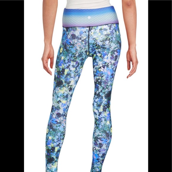Nanette Lepore Ditsy Daisy Print Workout Pants - Picture 2 of 5