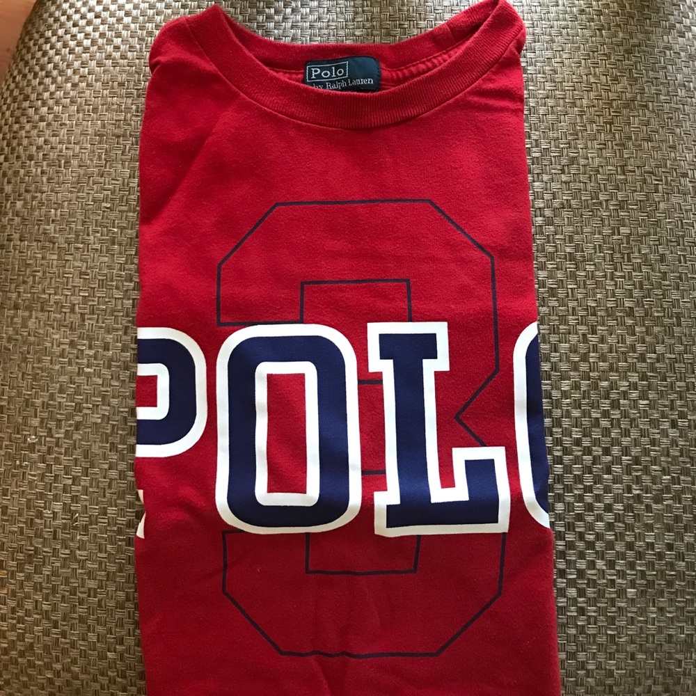 Boys Red Polo T-shirt