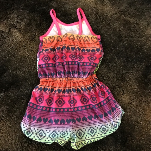 Tribal Print Rainbow Ombré Romper - XS (4) - Picture 2 of 4