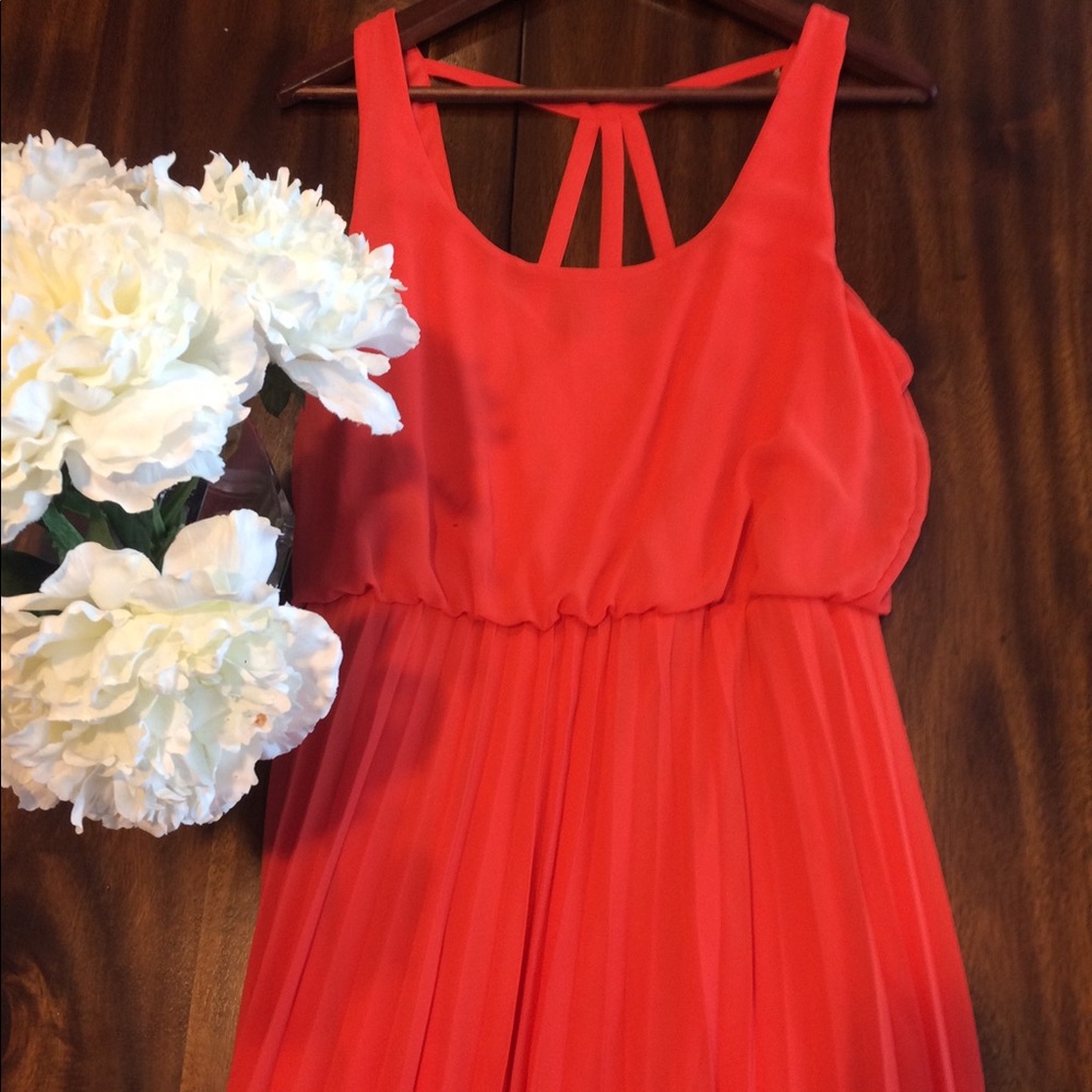 Orange dress
