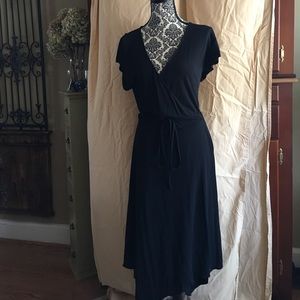 Black Wrap Dress