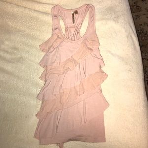 ruffuled tank top