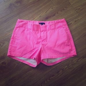 Gap bright pink chino shorts.
