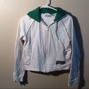 Puma White and Green Jacket