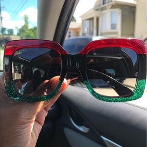 Oversized Gucci Sunglasses