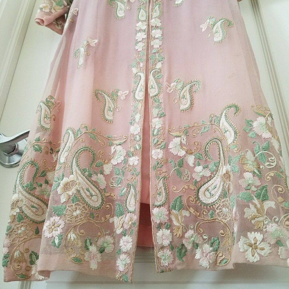 Ombre Pakistani shalwar kameez - Picture 4 of 7