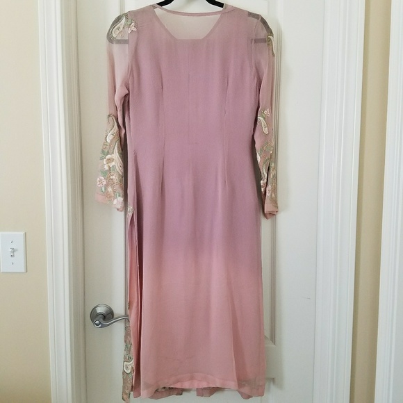 Ombre Pakistani shalwar kameez - Picture 5 of 7
