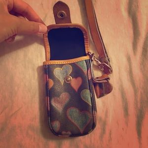 Dooney and Bourne cell case wristlet