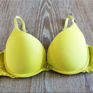 Lime Green Aerie Push-up Bra