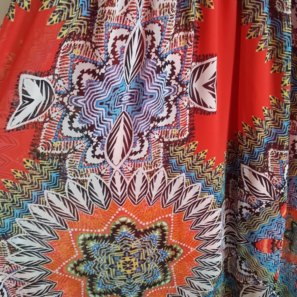 💥Clearance - 1 left💥Lace and print maxi dress - Picture 5 of 8