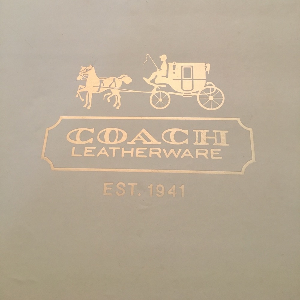Coach boots, chocolate, 7.5. Krista Baby Calf - Picture 3 of 8