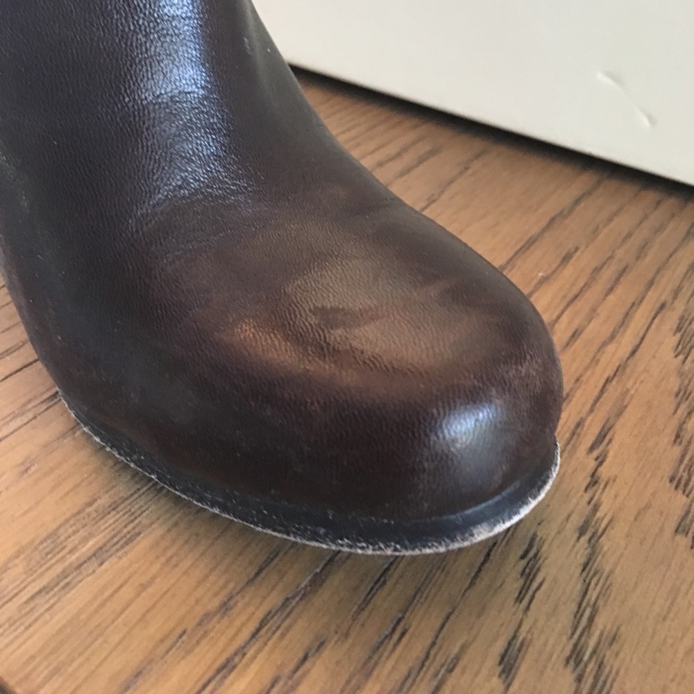 Coach boots, chocolate, 7.5. Krista Baby Calf - Picture 5 of 8