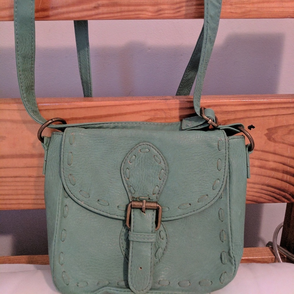 Dark teal purse