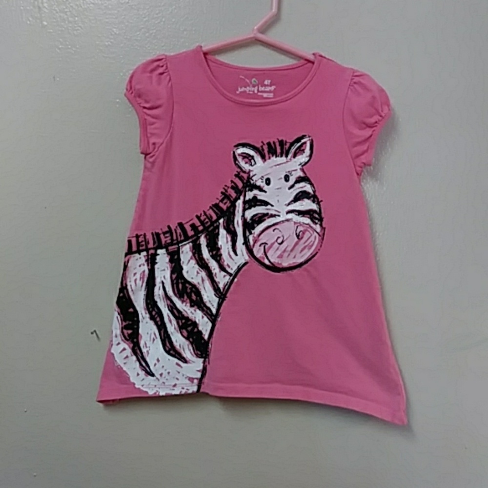 Jumping Beans youth/toddler girl shirt hot pink