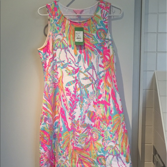Lilly Pulitzer Dresses & Skirts - Resort White. Scuba to Cuba Whiting Shift