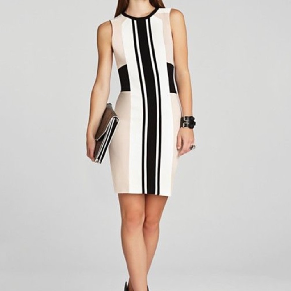 🌸NWT BCBGMAXAZRIA Eloise Color Block Sheath Dress