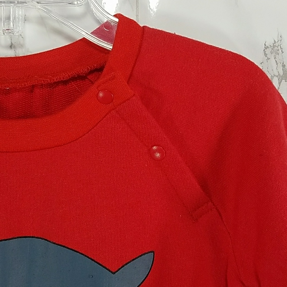 Red Monster Bodysuit. Kids - Picture 3 of 5