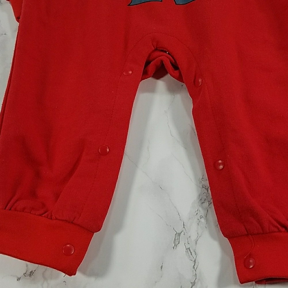 Red Monster Bodysuit. Kids - Picture 4 of 5