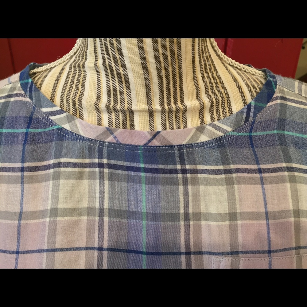 Ann Taylor LOFT Plaid Tunic