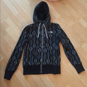 North face zip up hoodie