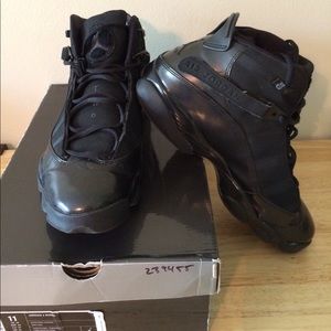 ●Air Jordan 6 Rings Black/Dark Charcoal