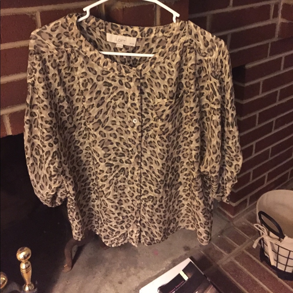 Cheetah blouse