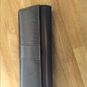 Dark Gray Satin Evening Bag