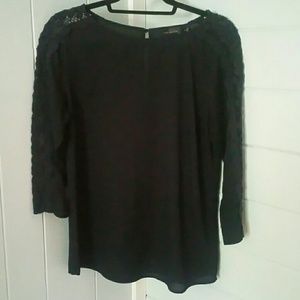 The Limited lace sleeve top