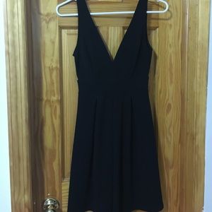 Aqua black dress low front/back worn once!