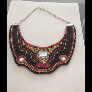Handcrafted beaded necklace