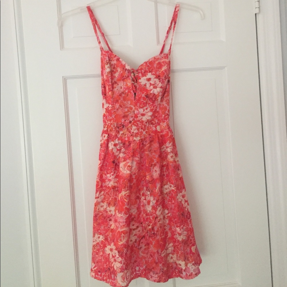 Guess lacey floral dress